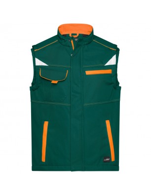 Functional softshell vest with high-quality features