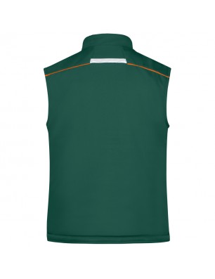 Functional softshell vest with warm inner lining