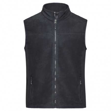 Durable fleece vest in material mix