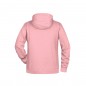 Hooded sweatshirt with raglan sleeves