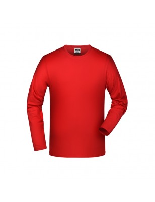 Long-sleeved T-shirt with elasthane