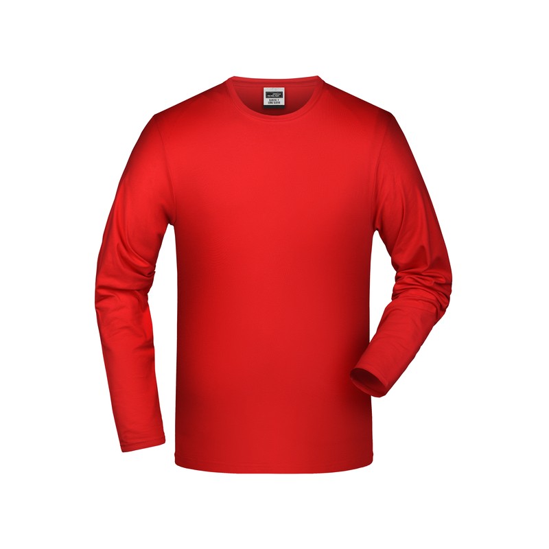 Long-sleeved T-shirt with elasthane