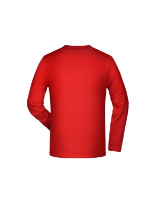 Long-sleeved T-shirt with elasthane