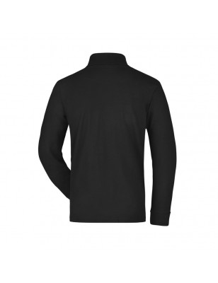 Casual polo neck sweatshirt