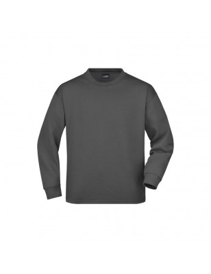 Sweatshirt with round neckline