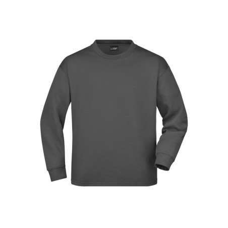 Sweatshirt with round neckline