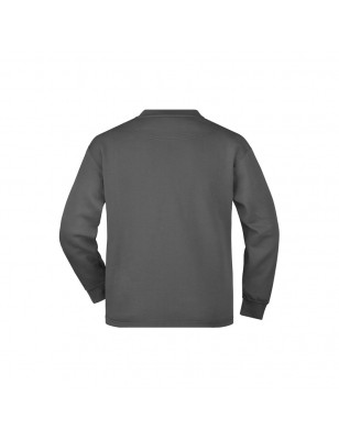 Sweatshirt with round neckline