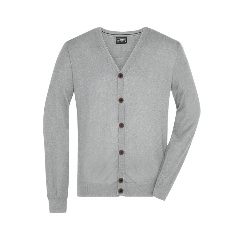 High-quality cardigan with silk/cashmere content