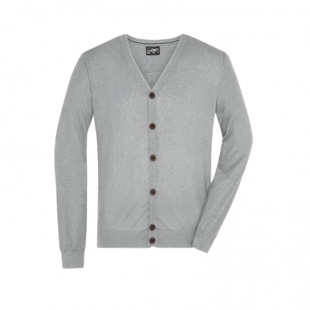 High-quality cardigan with silk/cashmere content