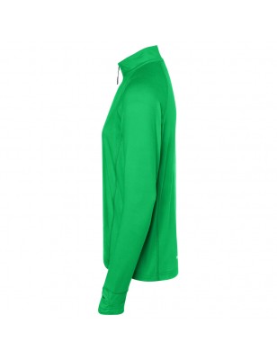 Long-sleeved zipped T-shirt for sports and leisure