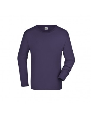 Long-sleeved T-shirt made of single jersey