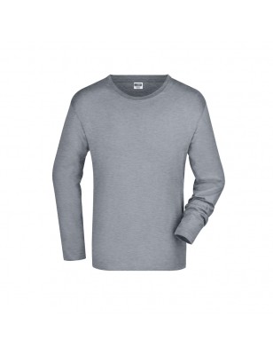 Long-sleeved T-shirt made of single jersey