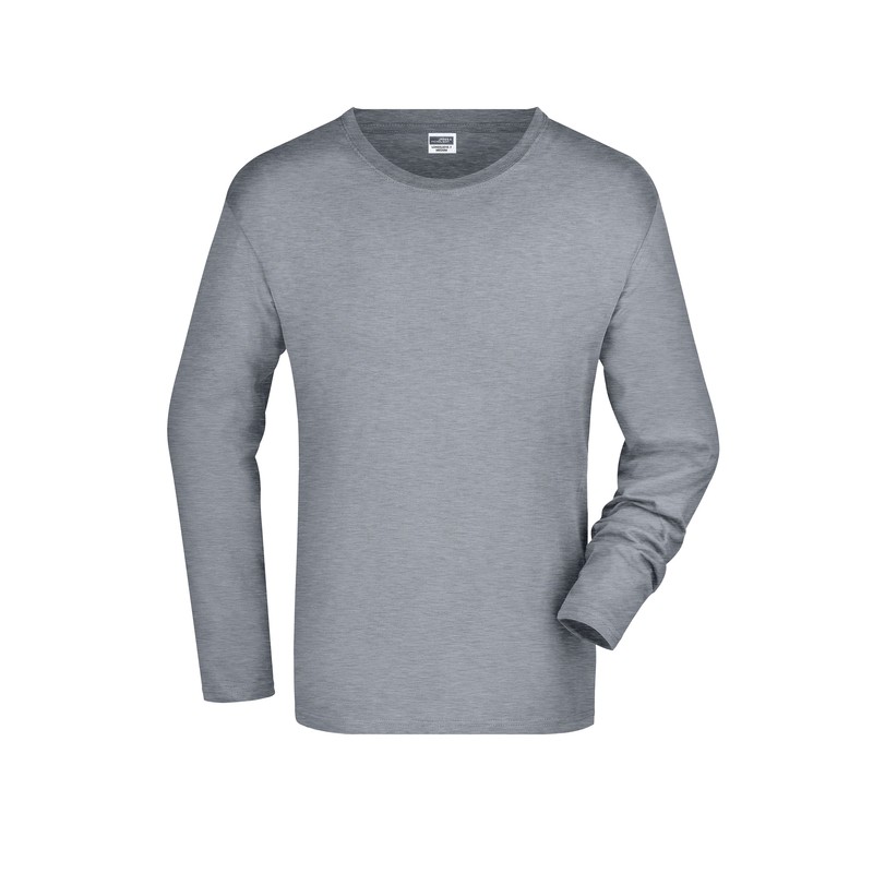 Long-sleeved T-shirt made of single jersey