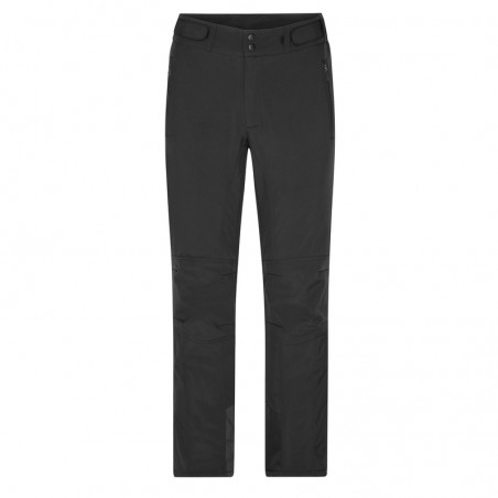 Elastic, padded softshell pants