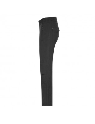 Elastic, padded softshell pants