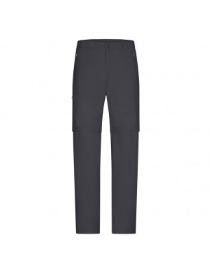 Stretch pants with removable zip-off lower legs