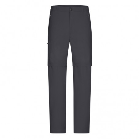 Stretch pants with removable zip-off lower legs