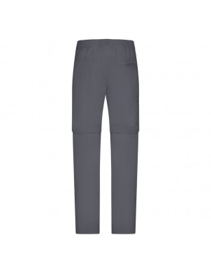 Stretch pants with removable zip-off lower legs