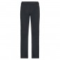 Elastic outdoor pants with slightly formed knee part