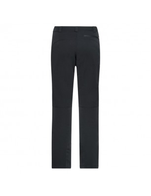 Elastic outdoor pants with slightly formed knee part