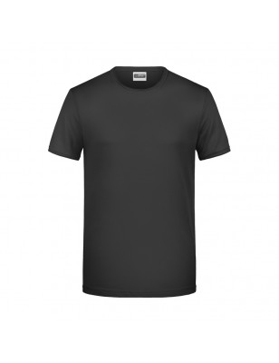 Men's T-shirt with trendy roll hem