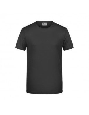 Men's T-shirt with trendy roll hem