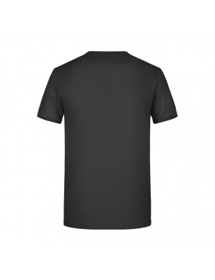 Men's T-shirt with trendy roll hem