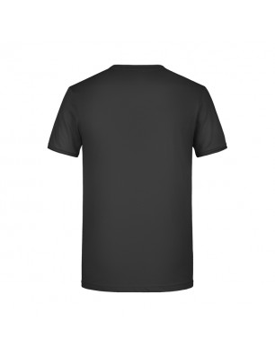 Men's T-shirt with trendy roll hem