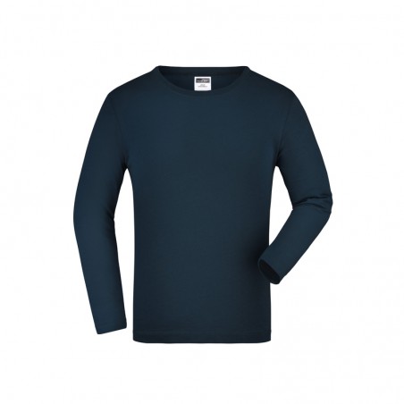 Long-sleeved T-shirt made of single jersey