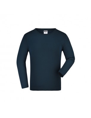 Long-sleeved T-shirt made of single jersey