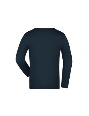 Long-sleeved T-shirt made of single jersey