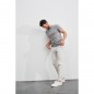 Men's T-shirt with trendy roll hem