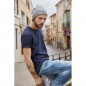 Men's T-shirt with trendy roll hem