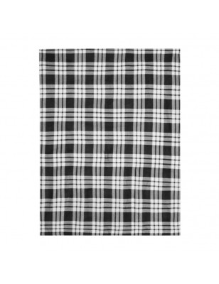 Fleece blanket in classic check design, printed on both sides