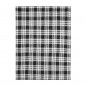 Fleece blanket in classic check design, printed on both sides