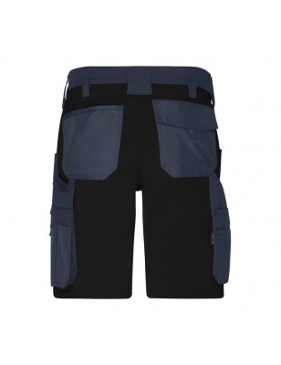 Specialized work shorts with slim profile, with elastic insets