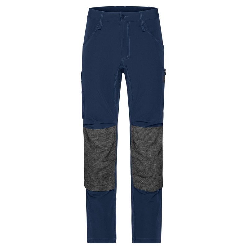 Modern work pants in slim profile with functional details