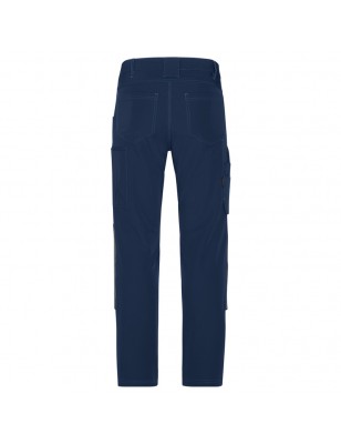 Modern work pants in slim profile with functional details