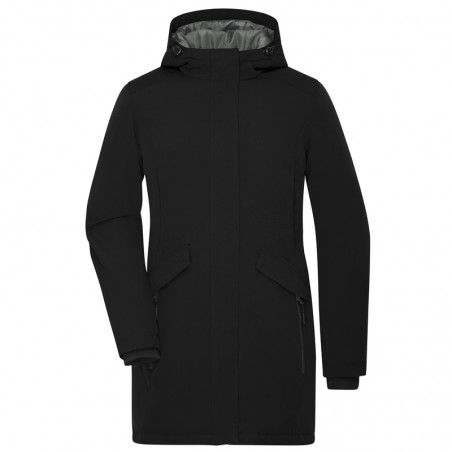 Classic padded parka with attached hood