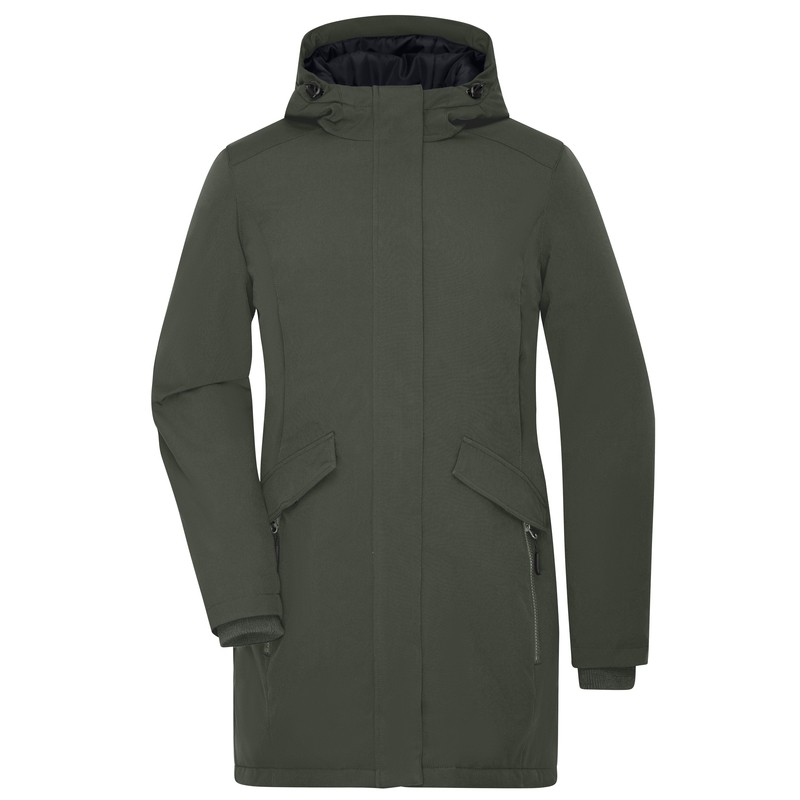 Classic padded parka with attached hood