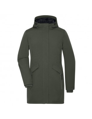 Classic padded parka with attached hood