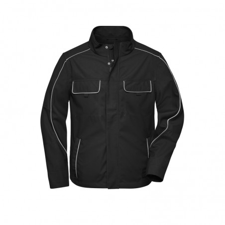 Professional, light softshell jacket in 'classic' look with high-quality details