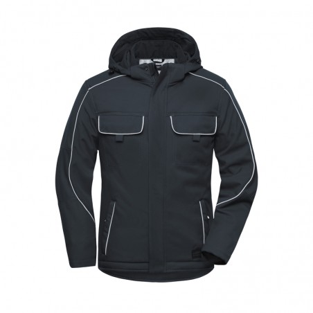 Professional softshell jacket with warm inner lining and