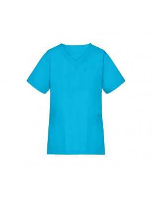 Classic pull-on tunic with V-neck