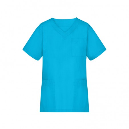 Classic pull-on tunic with V-neck