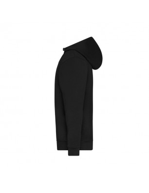 Hooded sweatshirt with zip