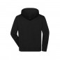 Hooded sweatshirt with zip