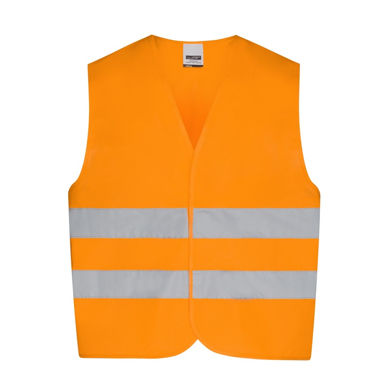 Safety jacket, suitable for print