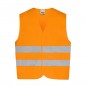 Safety jacket, suitable for print