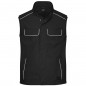 Professional, light softshell vest in 'classic' look with high-quality details